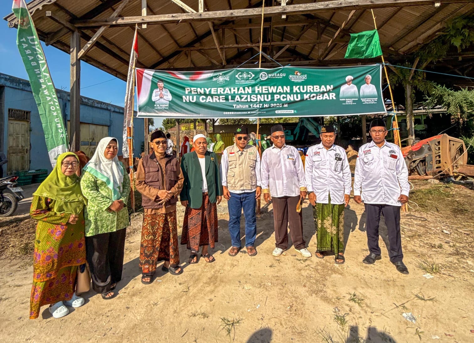 PCNU Kotawaringin Barat Serahkan 90 Ekor Hewan Kurban Melalui LAZIZNU