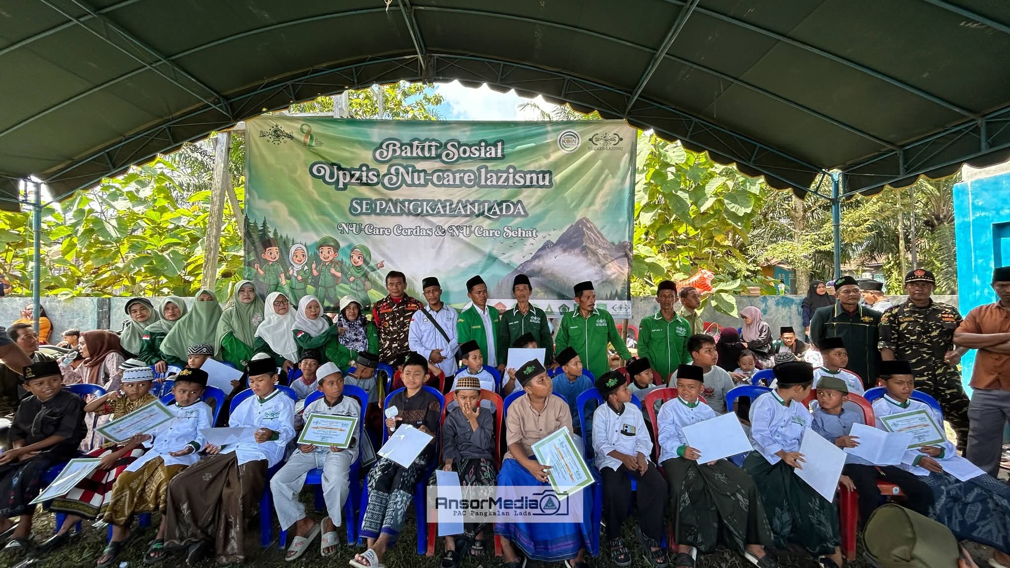 semarak-harlah-ke-92-gp-ansor-upzis-nu-care-lazisnu-pangkalan-lada-gelar-bakti-sosial-dan-khitan-massal