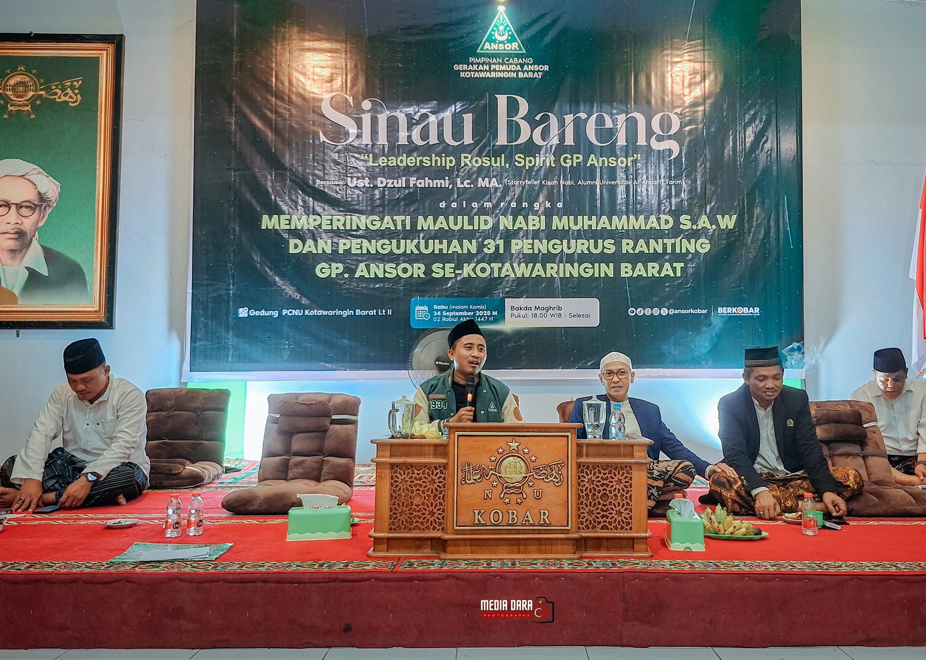 sinau-bareng-ustadz-dzul-fahmi-ansor-kobar-bahas-leadership-rasul-dan-spirit-ke-ansoran